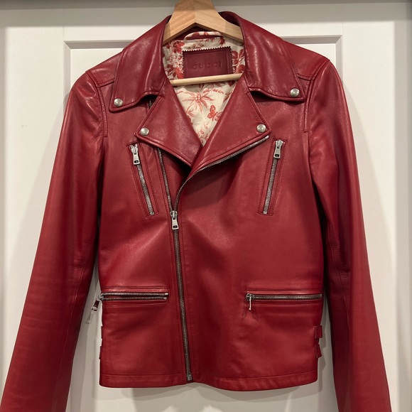 Gucci leather biker jacket - Picture 3 of 9